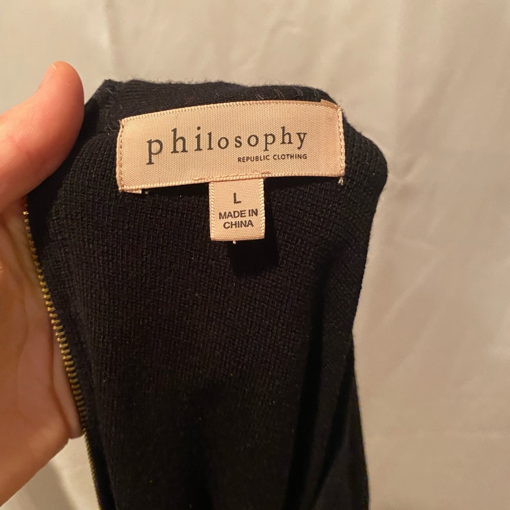 Long sleeve knit dress